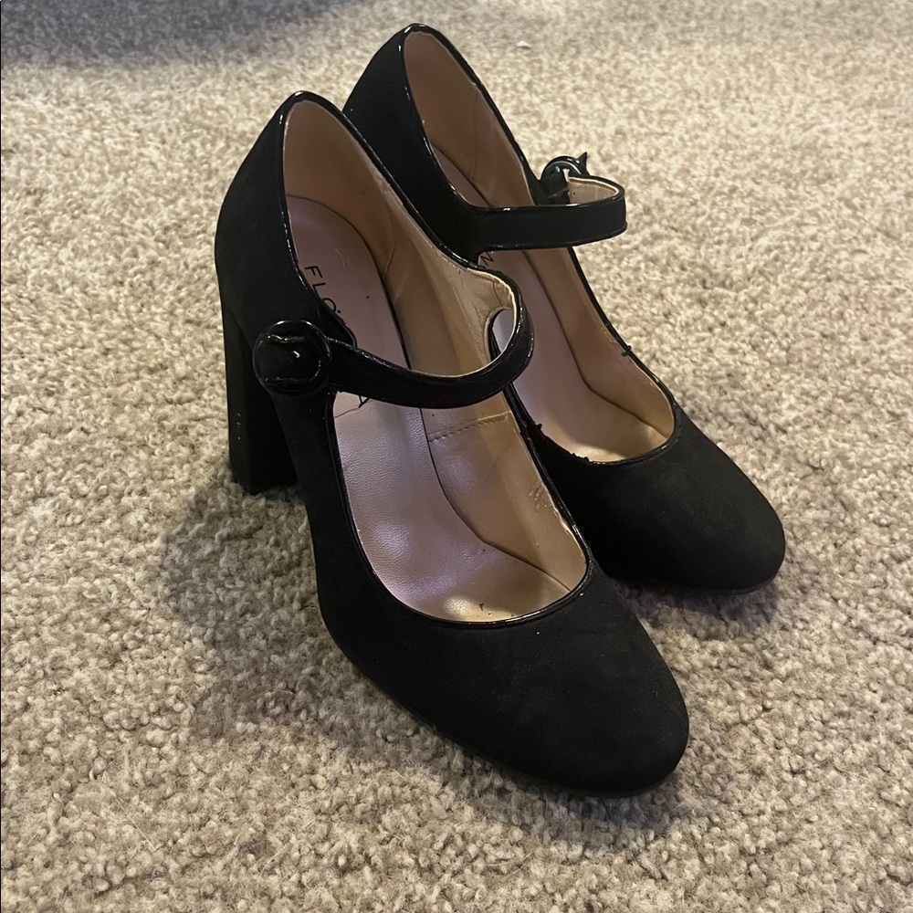 Black Mary Jane Heels